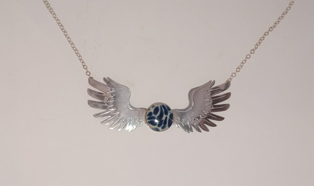 COLLAR PLATA TALAVERA ALAS