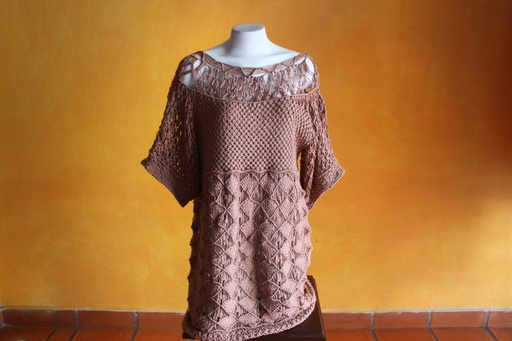 [WMA039] BLUSA COLOR CANELA